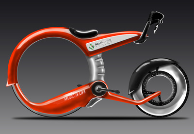 未來(lái)自行車|圖案|平面|天之空 - 原創(chuàng)設(shè)計(jì)作品 